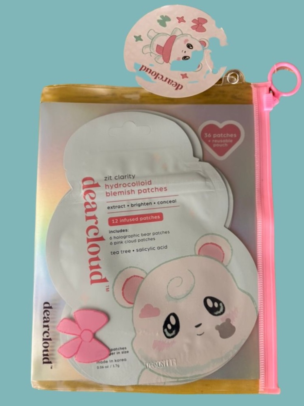 Dear Cloud Zit Clarity Hydrocolloid Blemish Patches